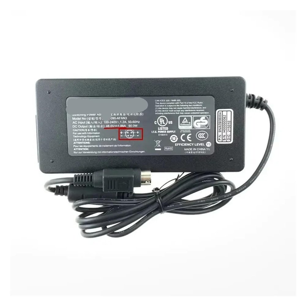 48V 1.88A 90W Switching Power Adapter 4 pin (DIN)(US Plug)