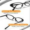 BLENDME Ultralight Cat Eye Blue Light Glasses for Woman Anti Glare Reduce Eyestrain Gaming/Computer/Screen view 2