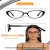 BLENDME Ultralight Cat Eye Blue Light Glasses for Woman Anti Glare Reduce Eyestrain Gaming/Computer/Screen view 4