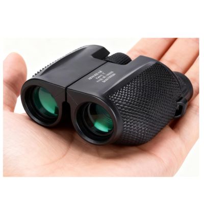 10x25 Compact Small Binoculars for Adults, Large Eyepiece Binocular with Low Light Vision,High Powered Easy Focus Binoculars for Bird Watching,Outdoor Hunting,Sport Games,Theater and Concerts