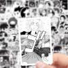 100pcs Black and White Anime Stickers for Kids,Movie Decorative Sticker for Kids Teens Waterproof Stickers for Water Bottle Laptop Luggage Helmet Skateboard Guitar view 3