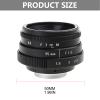 SPONGL 35mm F1.6 C-Mount Large Manual Fixed Portrait Camera Lens Accessory Fit for /3 Mount Cameras Accessory view 3