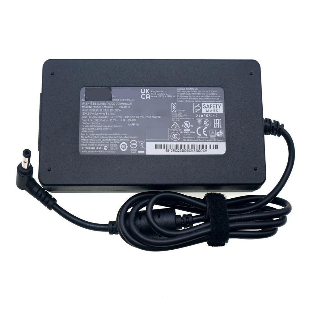 20V 11.5A 230W Charger(EU Plug)