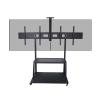 32-100 inch 1800 Dual Screen LCD TV Mobile cart TV Stand view 1