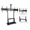 32-100 inch 1800 Dual Screen LCD TV Mobile cart TV Stand view 4