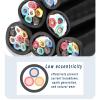 0.75mm RVVP Shielded Flexible Cable 200FT 5 Core with PVC Jacket,with Insulating Tape,5F to 158F Copper Shielding for Audio, Signal Transmission, Control Systems, and 300/500V view 4
