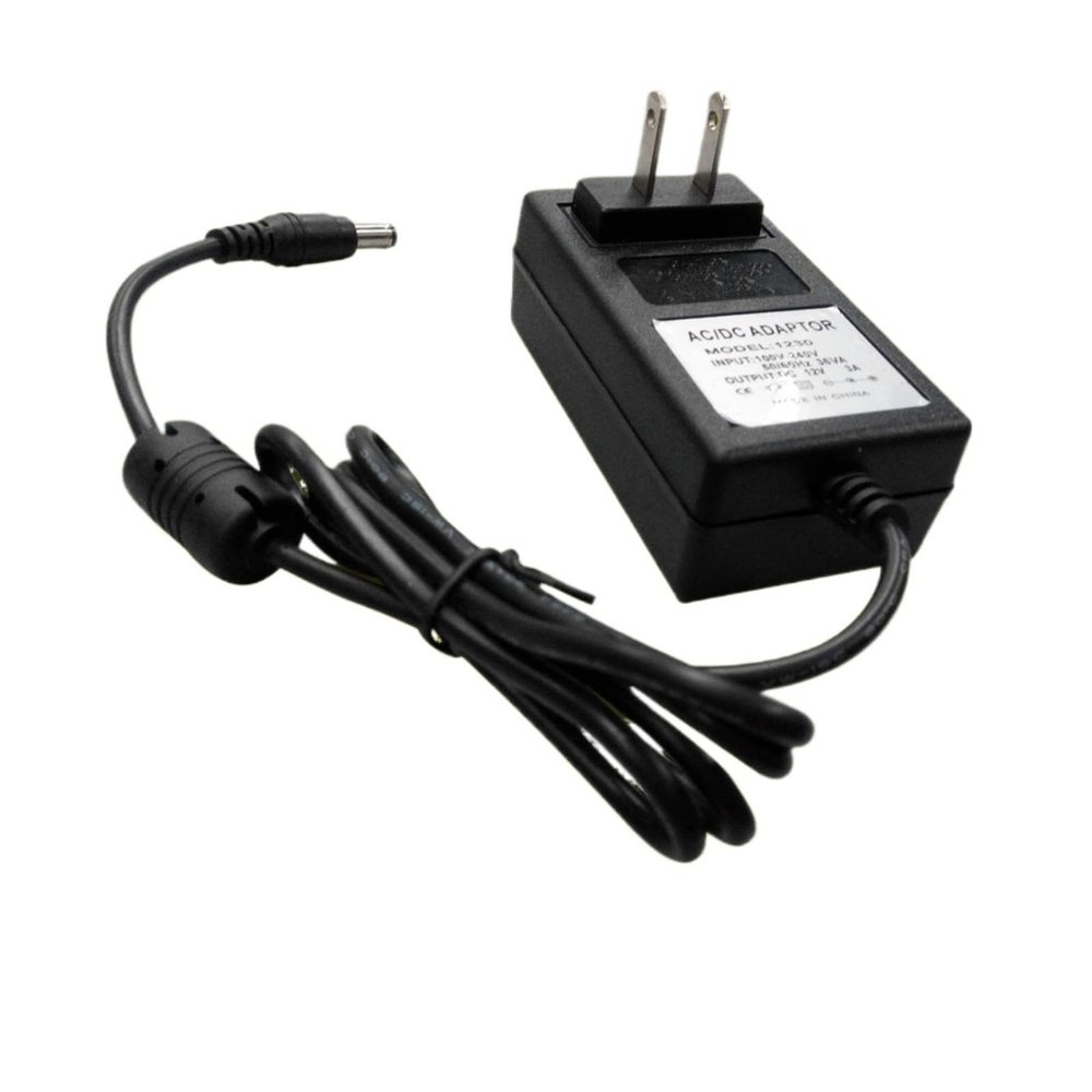 12V 3A Full Security Monitoring LCD IC Solution LCD Switch Power Cord TV Wall Straight(12V-3A -1 Meter Cable)