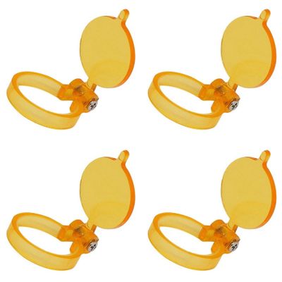 4PCS Yellow Filter for LED Light Lamp Dental Loupes Useful Lab Illumination Optical Binocular Magnifier Accessories