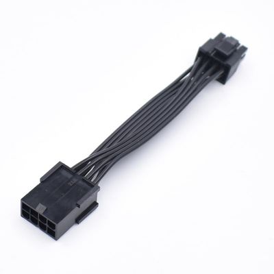 10cm 18awg GPU PCI Express Power Extension Cable PCIe 8-pin Female to 8-pin (6+2) Male Adapter