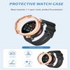 2 Pack Cases Compatible with Polar Vantage V3 with Screen Protector, Flexible TPU Shockproof Scratch Proof Cover Case for Polar Vantage V3 Smartwatch (Gray/Clear) view 4