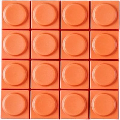 16 Pcs PBT/Transparent PC Material Keycap,Low Profile Key Caps for Mx Mechanical Keyboard,Blank Custom Keycaps (Orange)