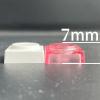 16 Pcs PBT/Transparent PC Material Keycap,Low Profile Key Caps for Mx Mechanical Keyboard,Blank Custom Keycaps (Orange) view 3