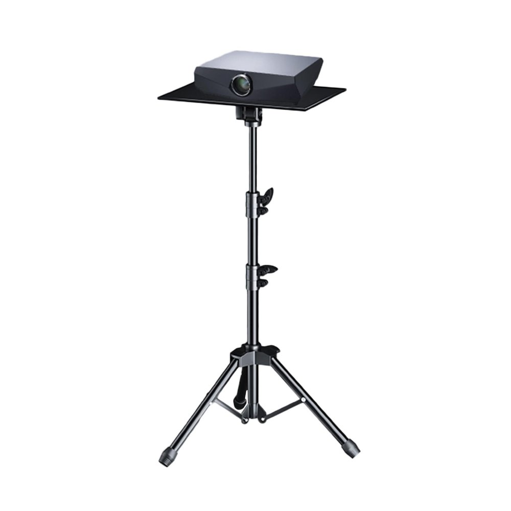 Laptop Floor Stand,Floor-Standing Aluminum Alloy Tripod,Portable and Adjustable Shelf,Suitable for Home and Outdoor Office(Height 68-125cm)