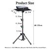 Laptop Floor Stand,Floor-Standing Aluminum Alloy Tripod,Portable and Adjustable Shelf,Suitable for Home and Outdoor Office(Height 68-125cm) view 2
