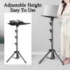 Laptop Floor Stand,Floor-Standing Aluminum Alloy Tripod,Portable and Adjustable Shelf,Suitable for Home and Outdoor Office(Height 68-125cm) view 3