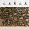 Stone Wall Aquarium Background Natural Retro Old Town Stone Wall Fish Tank Background Moss Lichens Rocky Walls Reptile Tank Backgrounds Vintage Walls Green Grass Reptile Enclosure Backgrounds 36x18in view 2
