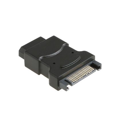 10 Pieces/lot Black 15-pin SATA Male to 4-pin Molex PC IDE Female Power Adapter
