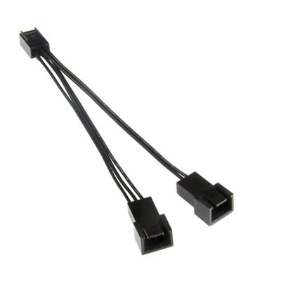 10cm 3-pin PWM 1 to 2 Fan Splitter Extension Adapter Cable