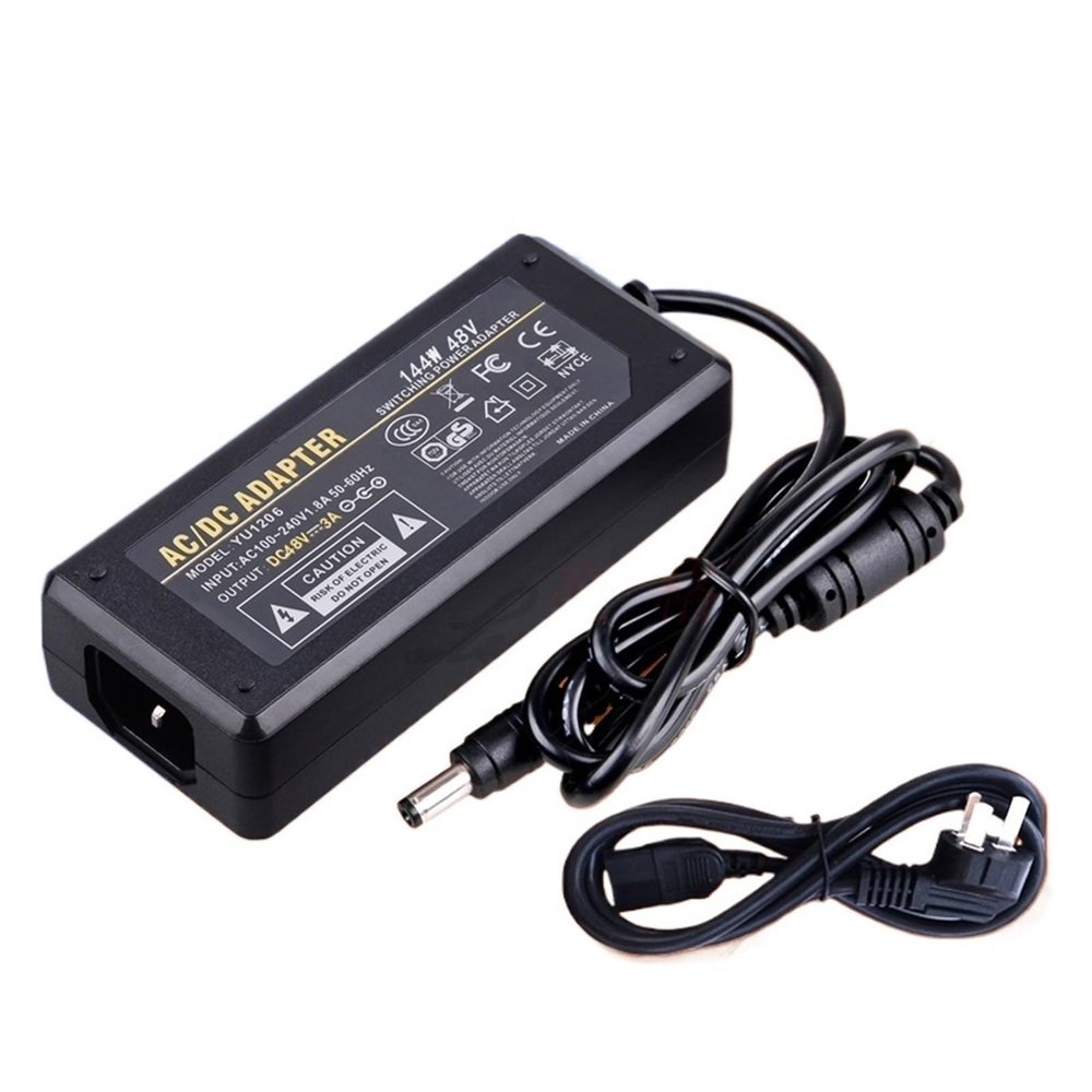 48V 3A Power Adapter Optical transceiver 48V centralized Power Supply POE Switch Power Supply DC5.5mm