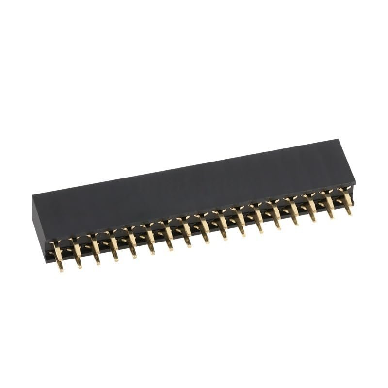 10-Pack 2.54mm Double-Row Straight Female Header Connector 2x17Pin PCB