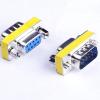 20 pcs/lot RS232 Serial Gender Converter 9 pin DB9 Male to Female Adapter Coupler Connector for RS232 Serial Cable view 1
