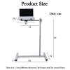 Laptop Floor Stand,Portable Adjustable Bracket,Aluminum Alloy Rotatable Workbench,for Home Outdoor Offices,Easy to Use view 2