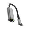 USB C to RJ45 Dongle Gigabit 1000Mbps Ethernet Networking Adapter USB C to Ethernet Adapter Converter for PC Laptop view 2