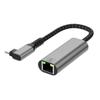 USB C to RJ45 Dongle Gigabit 1000Mbps Ethernet Networking Adapter USB C to Ethernet Adapter Converter for PC Laptop view 3