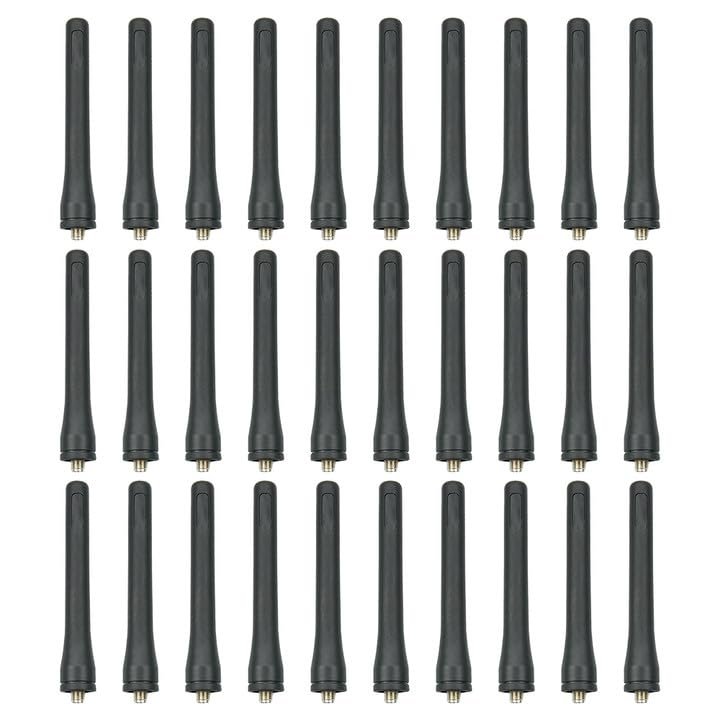 30 Pack UHF 400-470Mhz Antenna for Hytera HYT PD502 PD-780 PD700 PD780 PD700G PD780G PD980 TD500 TD560 TD510 Versatile Professional Digital Two-Way Radio Antenna