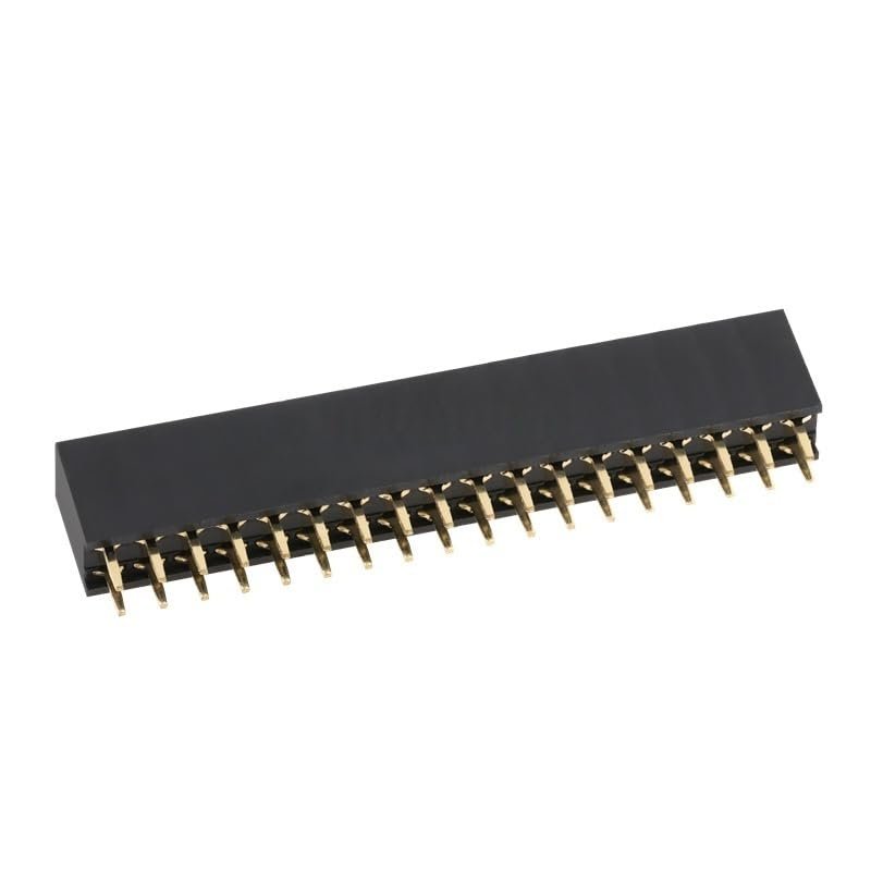 10-Pack 2.54mm Double-Row Straight Female Header Connector 2x18Pin PCB