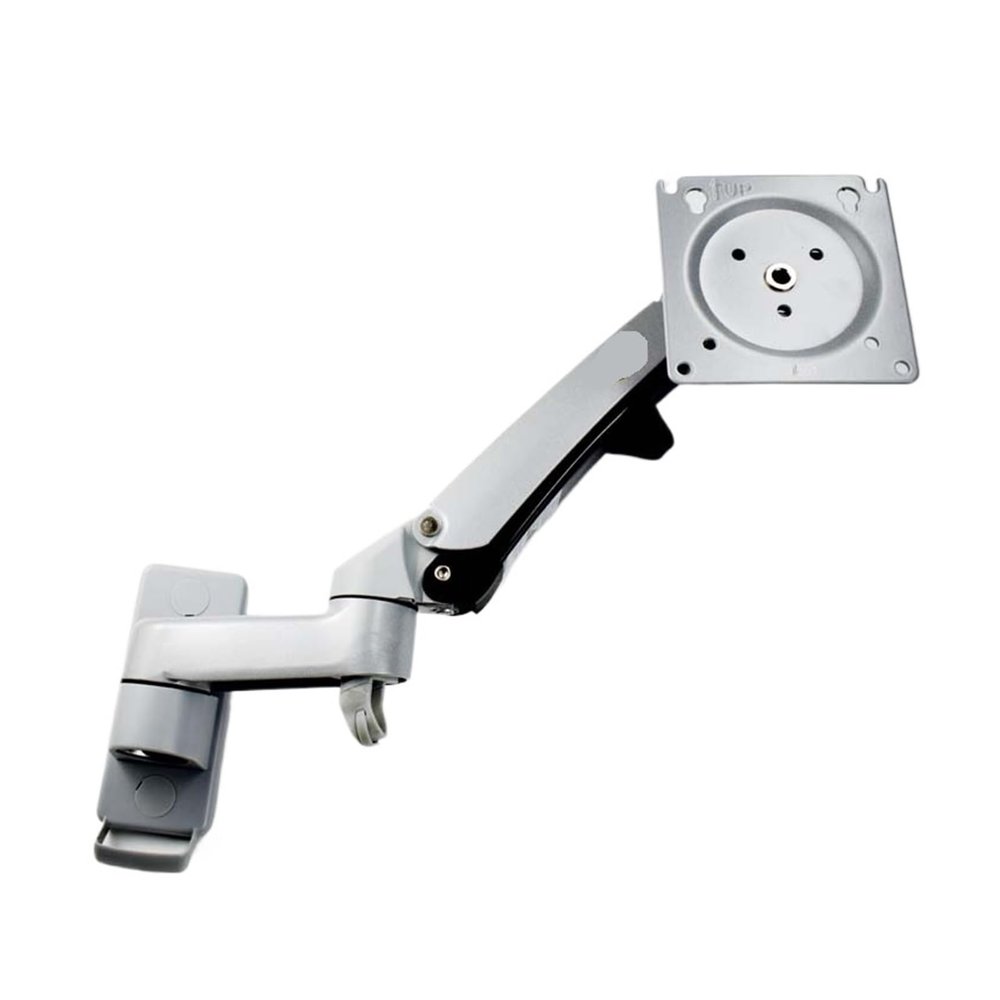NZXEDVHU 3-12KG long arm 17"-35" monitor TV wall-mounted screen aluminum gas spring air pressure TV wall-mounted bracket(SILVER)