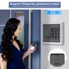 AccessShield Access Control System with Tuya Remote Unlocking,Power Supply DC 12V,Door Lock Release Switch,10Pcs ID 125KHZ Keychain,(Electric Lock) view 3