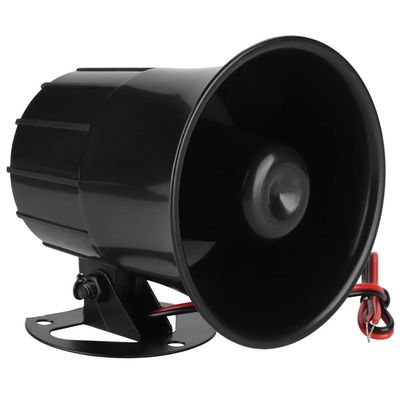 ES 626 Outdoor Security Alarm Siren, 110dB Loud Alarm Horn with AB Retard 12V Treble Speaker for Home Store Perimeter Protection, Easy to Install