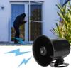 ES 626 Outdoor Security Alarm Siren, 110dB Loud Alarm Horn with AB Retard 12V Treble Speaker for Home Store Perimeter Protection, Easy to Install view 3