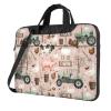 JxWCher Laptop Bag for Work & Commute, Shockproof, Farm Animals Print Computer Messenger with Shoulder Strap view 1