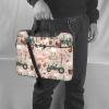 JxWCher Laptop Bag for Work & Commute, Shockproof, Farm Animals Print Computer Messenger with Shoulder Strap view 2