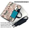 JxWCher Laptop Bag for Work & Commute, Shockproof, Farm Animals Print Computer Messenger with Shoulder Strap view 4