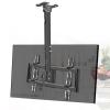 GHHDPXM Full Motion 360 Rotation Tilting Ceiling TV Mount Stand - Adjustable Ceiling TV Mount Bracket,LCD TV Electric TV Lift,Fits 37-85inch TVs,Max 600x400mm,with Lo view 1