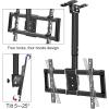 GHHDPXM Full Motion 360 Rotation Tilting Ceiling TV Mount Stand - Adjustable Ceiling TV Mount Bracket,LCD TV Electric TV Lift,Fits 37-85inch TVs,Max 600x400mm,with Lo view 3