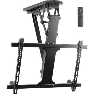 GHHDPXM TV Mount Stand Wall TV Stand, Electric Ceiling TVs Mount Sns, Large Flip Down Motorized Pitched Roof Mount, Wall TV Stand for Plasma/Curved TV