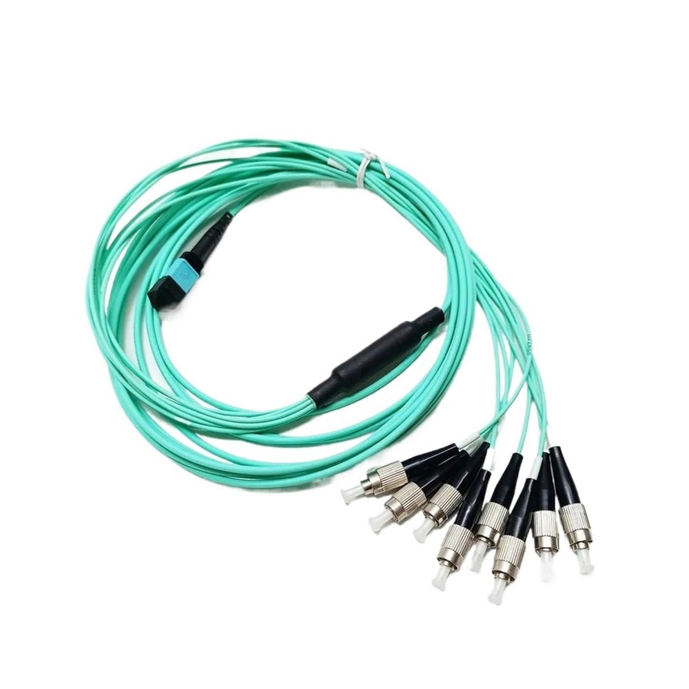12-Fiber MPO/UPC Fan-Out FC/UPC, OM3 Low-Loss Male and Female Optical Cables(Low Loss-Female-2m)