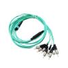 12-Fiber MPO/UPC Fan-Out FC/UPC, OM3 Low-Loss Male and Female Optical Cables(Low Loss-Female-2m)