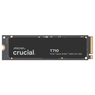 Crucial T710 PCIe Gen5 NVMe 1TB SSD, Up to 14,900 MB/s, Laptop & Desktop Compatible (PC), for Creatives and Hardcore Gamers, Solid State Drive  CT1000T710SSD8