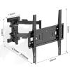 GHHDPXM Tv Wall Mount - Suitable for TV Screens Up to 55 Inches, Maximum VESA 400x400mm, Universal TV Stand for Conference Rooms and Podiums, Load-Bearing Capacity 40 Kg view 2