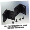 5sets 2pcs Corner Bracket for Amplifier Cabinet Shaped Speaker Cabinet Mounting Hardware Durable Design for Audio Models Fit Easy Installation Distance 2pcs*5(4) view 2