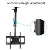 GHHDPXM Ceiling TV Mount Bracket - Ceiling TV Mount for 32-65 Inch TVs, Full Motion Height Adjustable Swivel Tilting Bracket, for LCD TV and Monitors TV Stand view 3