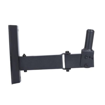 getuse PA Speaker Wall Mount Bracket 35mm Mounting Hole Adjustable Angle Rotatable Tiltable Telescopic Length for KTV Bar Restaurant Classroom Supermarket Office Bedroom School
