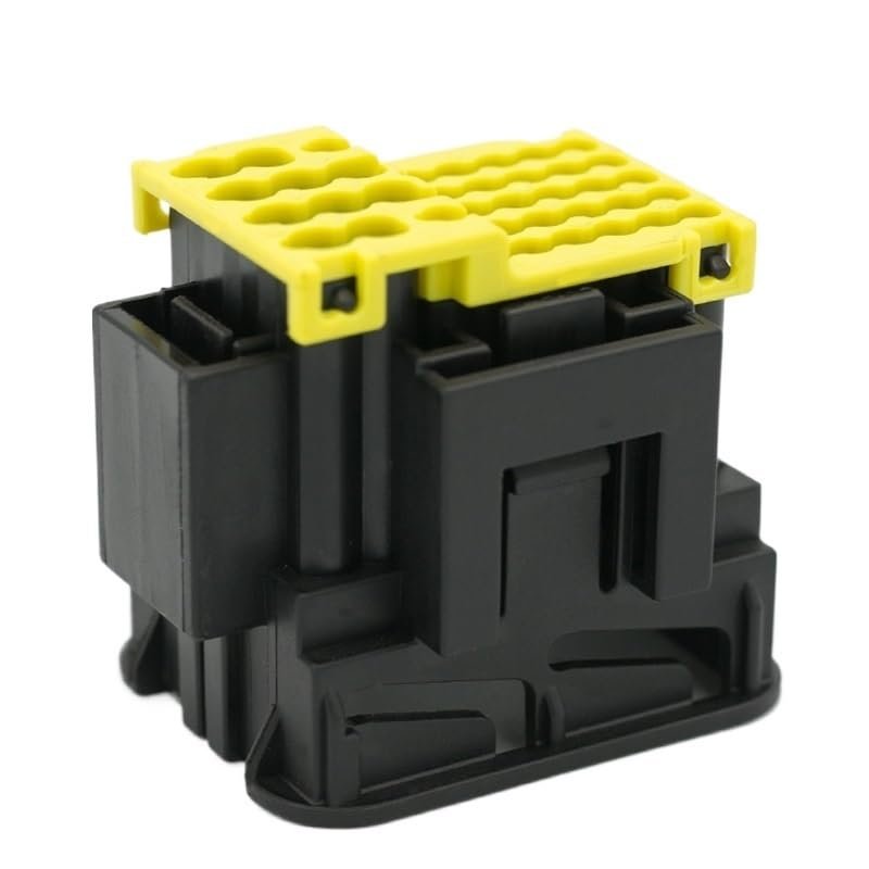Car Connector 1/5/10/20/Sets 42 Pin 936421-2 936429-2 Electrical Automobile ECU Connector Black Male Female Water Proof Sealed Plug Sockets(42male,5 Sets)