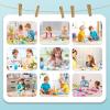 UPALDHOU Kids Instant Print Camera, 1080P HD Double Lens Instant Camera with Print Paper for Outdoor Game, Fun Stickers Encourage Family Interaction view 4