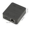 Ethernet Splitter RJ45 1 in 2 Out, Gigabit Internet Splitter, 1000Mbps High Speed LAN Splitter with B C Power Cable, Stable Signal Transmission for TV PC Router view 2